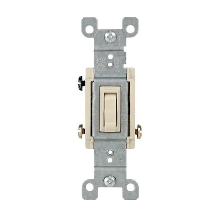 Leviton Leviton 15 amps Toggle Switch Ivory 1 pk 01453-ICP